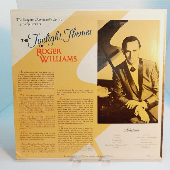 Roger Williams ~ Twilight Themes (Vinyl LP, 1971) - Picture 4 of 4